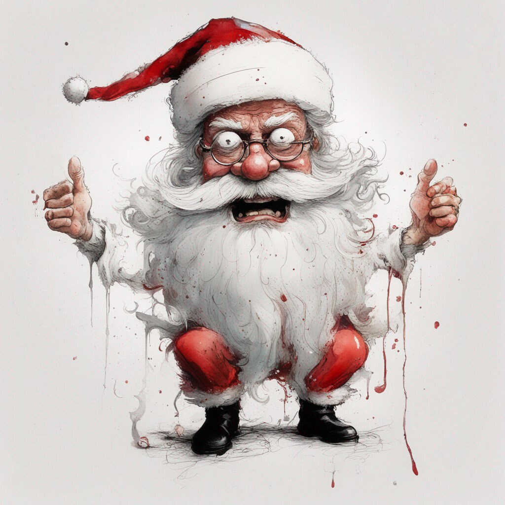 Verrückter Weihnachtsmann: Lustige Bilder entfesseln Sie das - Etsy.de