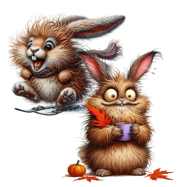 Images of a Funny Rabbit, Images for Your Creativity, for Printing on ...