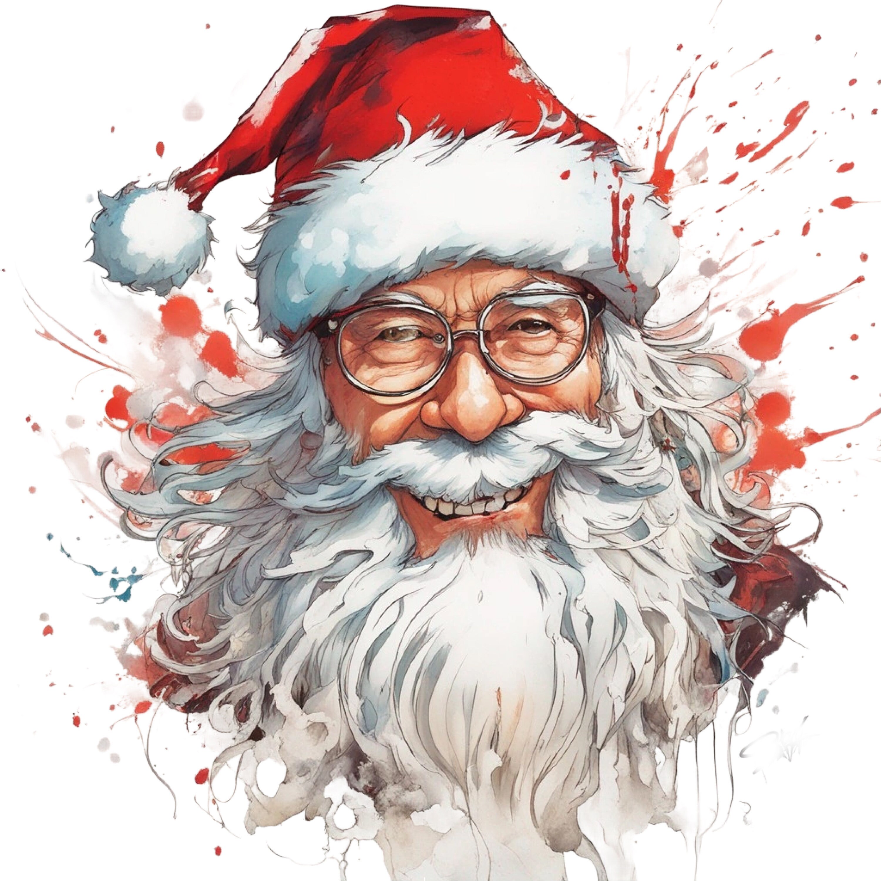 Verrückter Weihnachtsmann: Lustige Bilder entfesseln Sie das - Etsy.de