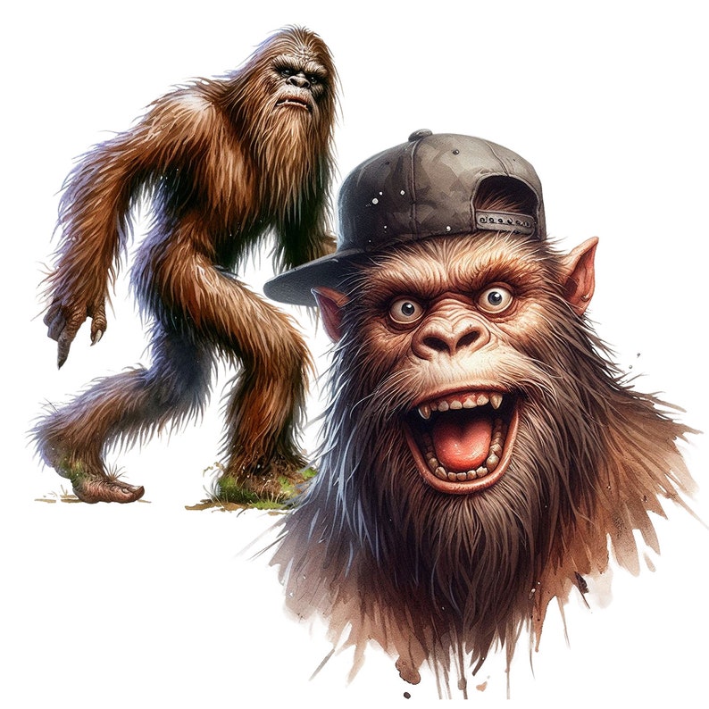Sasquatch, Bigfoot images, unusual charm, for your creative pursuits, complemented by unique image files, 23 PNG transparent background image 3