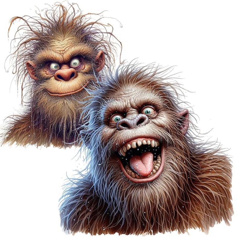 Sasquatch, Bigfoot images, unusual charm, for your creative pursuits, complemented by unique image files, 23 PNG transparent background image 8