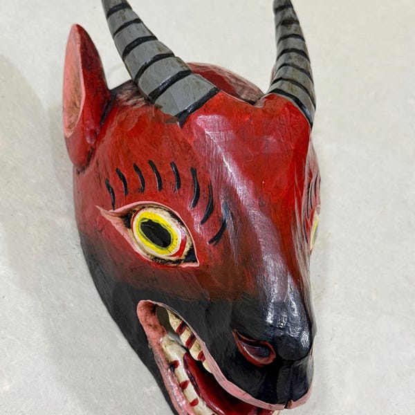 Goa Mask Goat Mask - Etsy