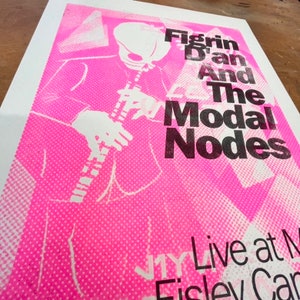 Star Wars Cantina Band A3 Risograph Print poster Pink Edition