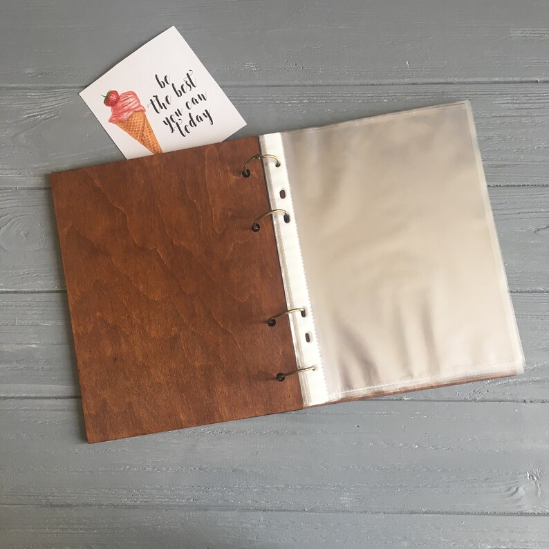 Custom Folder A5 A4 Wedding Wood Celebrant Ring Binder any Etsy