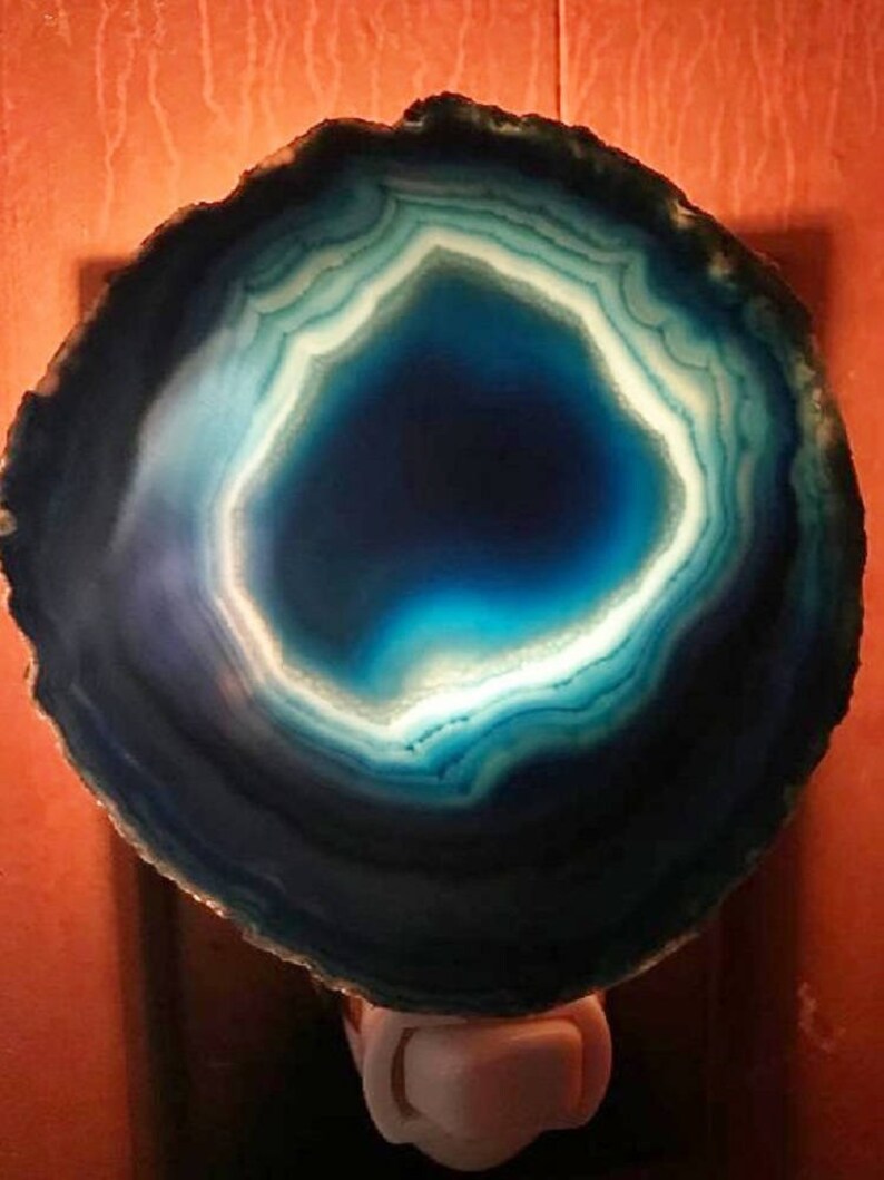 Agate Nightlight for nursery Update any of your rooms with soft agate lighting Free Gift with purchase soft light for baby/'s room