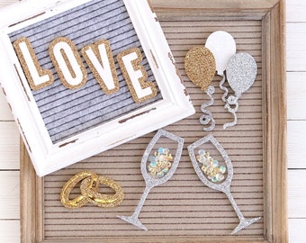 Wedding and Anniversary Letter Board Icons & Accessories