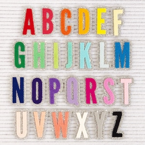 Iconos de letras de colores personalizados para tableros de letras / Crea una palabra