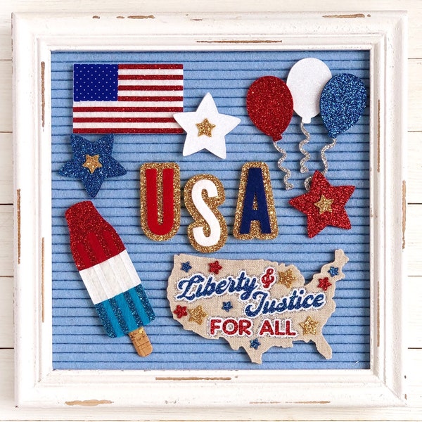 Fourth of July Essentials Letter Board Icons & Accessories