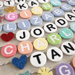 Friendship Bracelet Mini Banners | Choose Your Letters, Colors and ...