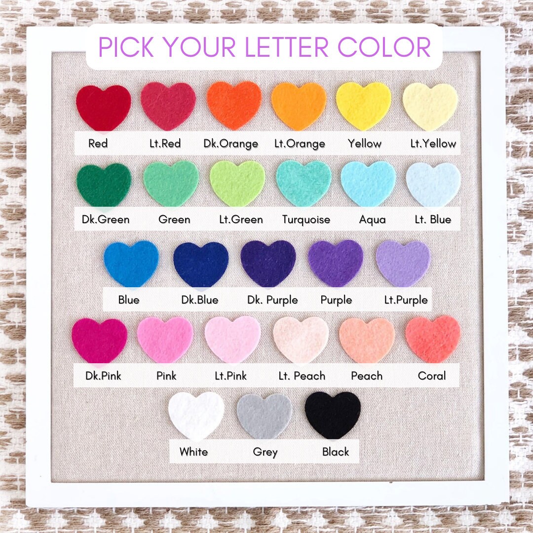 Custom Color Letter Icons for Letter Boards | Build a Word - Etsy