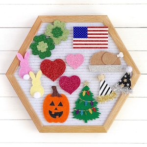 Holiday Letter Board Icons and Accessories