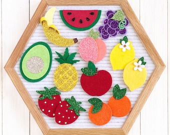 Fruit Letter Board Icons & Accessories