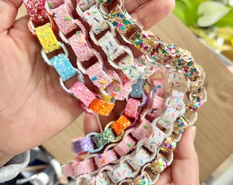 Sparkly Mini Chain Garland, Ready Made or DIY Strips