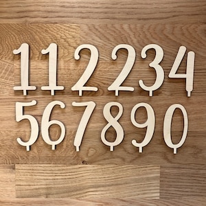 Wooden number package for personalized birthday plate with vase and candle, candle plate, birthday wreath