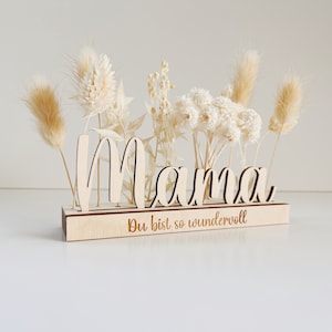 Mother&#39;s Day gift with dried flowers, gift for Mother&#39;s Day