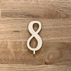 Wooden number for personalized birthday plate with vase and candle, candle plate, birthday wreath