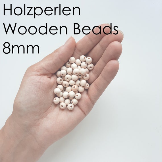 Wooden Beads 8 Mm Wooden Beads Craft Accessories Beads for Crafts