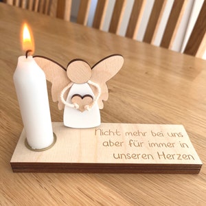 Memorial candle for loved ones who have died, star child memorial candle, memory of the deceased, mourning candle