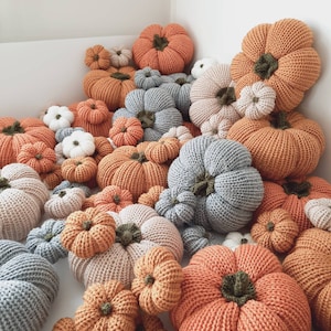 Pumpkins knitted home decor autumn pumpkin decoration Pumpkin decoration autumn fall knitted pumpkins