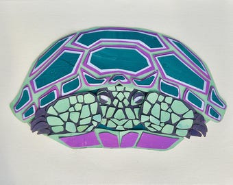 Tortuga de 9” x 12”