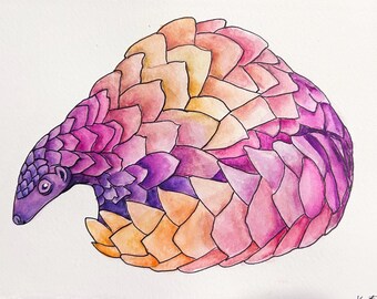 Pangolino 6,5" x 9,5"