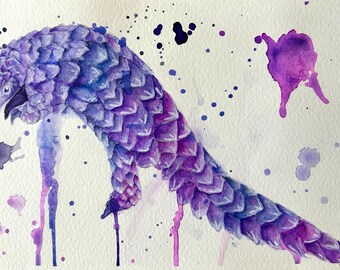 Pangolino 6,5" x 9,5"