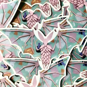 Pastell Halloween Fledermaus Sticker