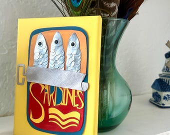 Lata de sardinas de 7” x 5”