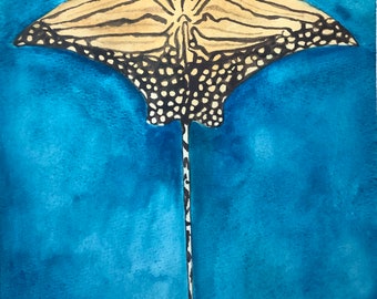 12” x  9” Ornate Eagle Ray