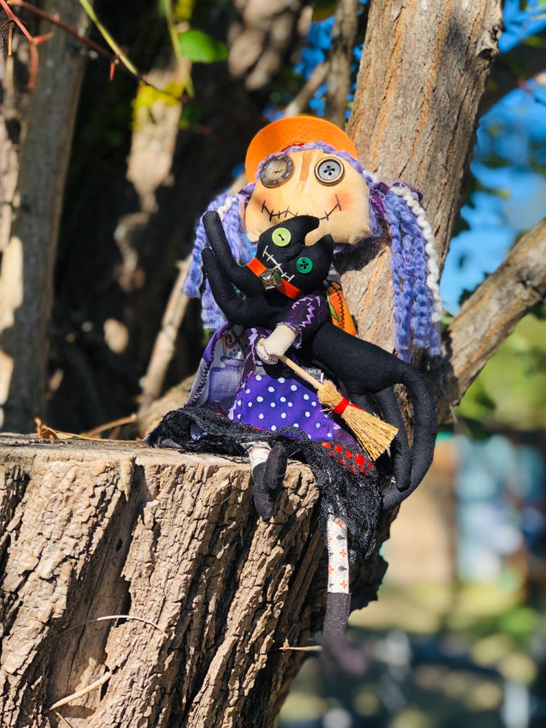Naaipatroon Grammy-pop heks: grungy halloweenpop met kleding (pdf-download) afbeelding 8