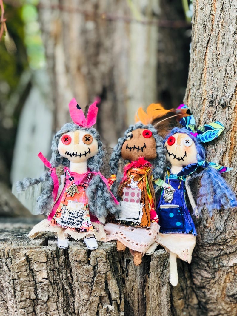 Junky Grungy Mini 6 Grammy Doll PDF Sewing Pattern, 6 Grungy Doll DIY