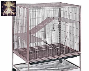 NICHT verfügbar Prevue Hendryx Earthtone bestäubt Rose Käfig Liner und Abdeckungen