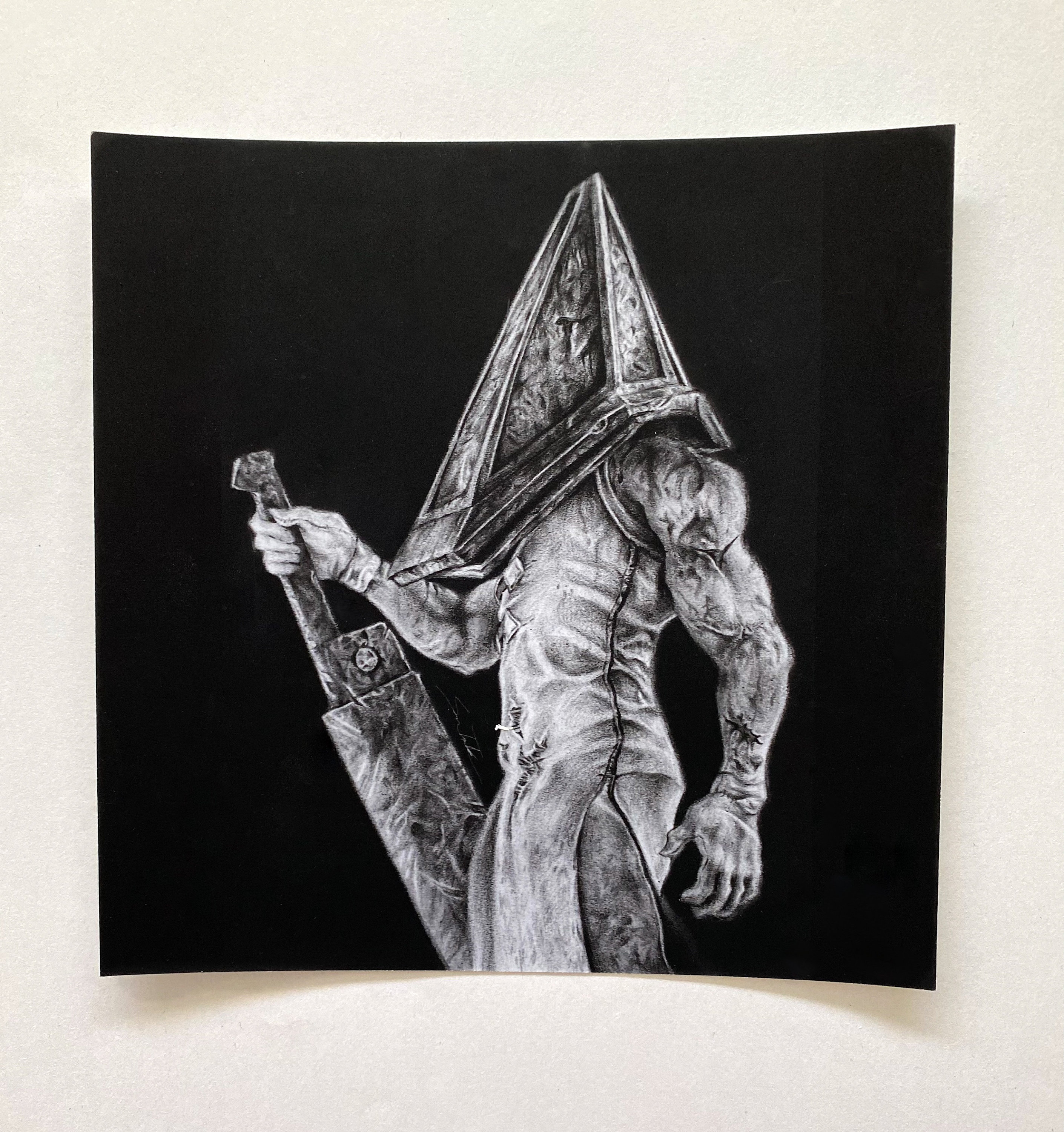 Silent Hill Pyramid Head Drawings