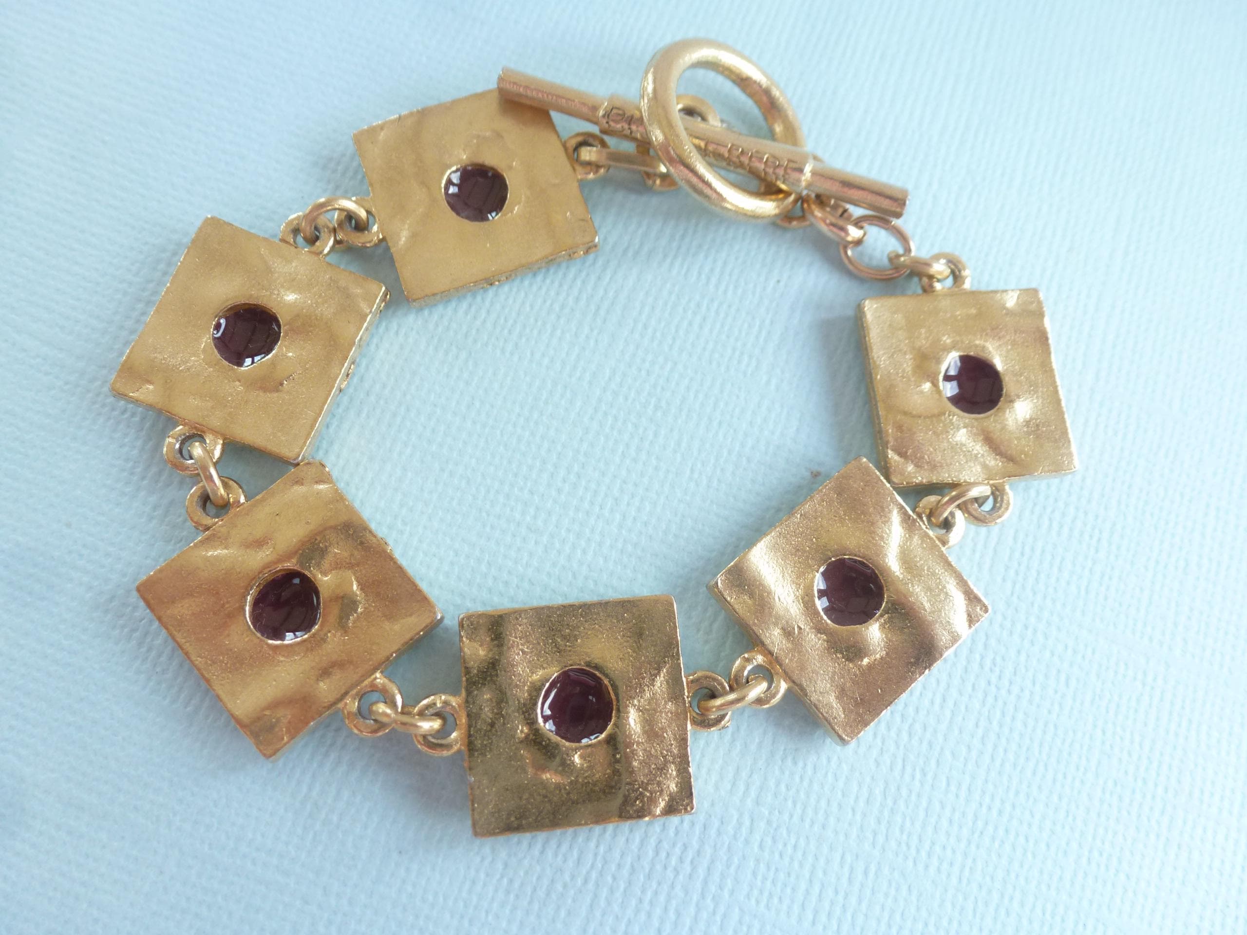 Élastique à Cheveux Signé BICHE DE BERE - Bracelet En étain Argenté - Made In France