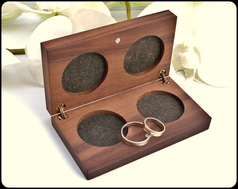 ring bearer box wood ring box vintage wood ring box wedding ring box wedding ring holder Proposal ring box wedding ring holder