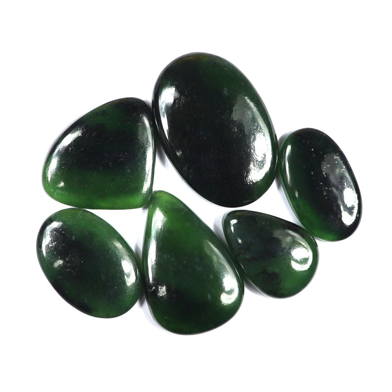 Handmade Polish Use For Jewelry Making Loose Gemstone,#SKU9648 Natural serpentine Cabochons,6 Pcs Amazing Quality Serpentine Cabochons
