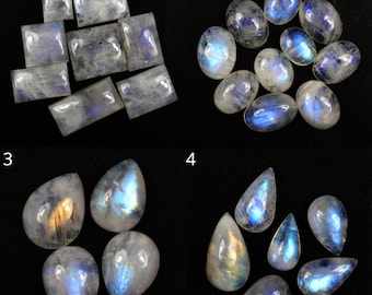 Details about   LOT 25 PCS NATURAL FIRE RAINBOW MOONSTONE 8X12 MM PEAR LOOSE GEMSTONE CABOCHON 