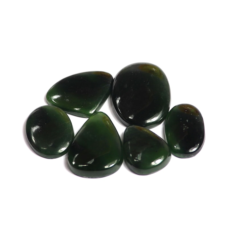 Handmade Polish Use For Jewelry Making Loose Gemstone,#SKU9648 Natural serpentine Cabochons,6 Pcs Amazing Quality Serpentine Cabochons