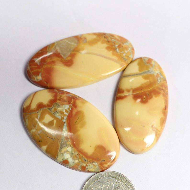 Super Quality Maligano jasper Cabochons,3 Pcs Natural Maligano jasper Jewelry Making Loose Gemstone #SKU6482