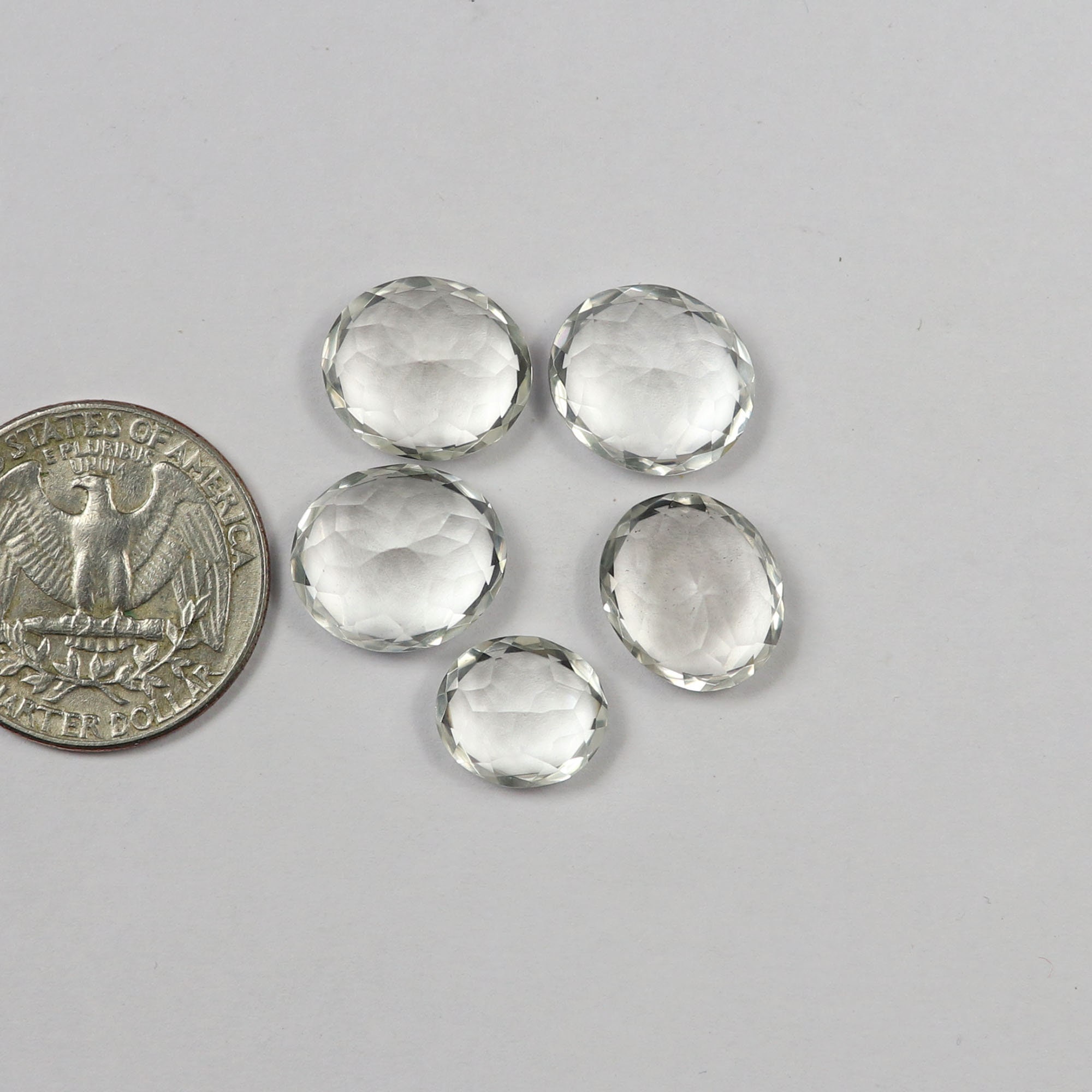 Crystal Normal Cut Faceted Gemstone5 Pcs AAA Quality Crystal Etsy