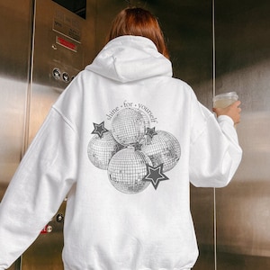 Shine for Yourself Mirrorball Aesthetic Coquette Hoodie | Trendy Hoodie for Women & Teens | Pinterest Style Hoodie | Graphic Hoodie