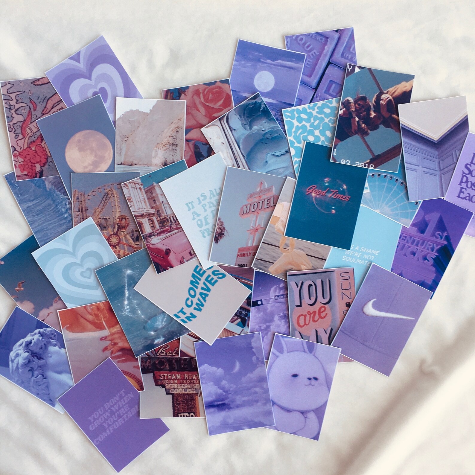 50 PCS Retro Aesthetic Wall Collage Kit Retro Wall Decor Etsy