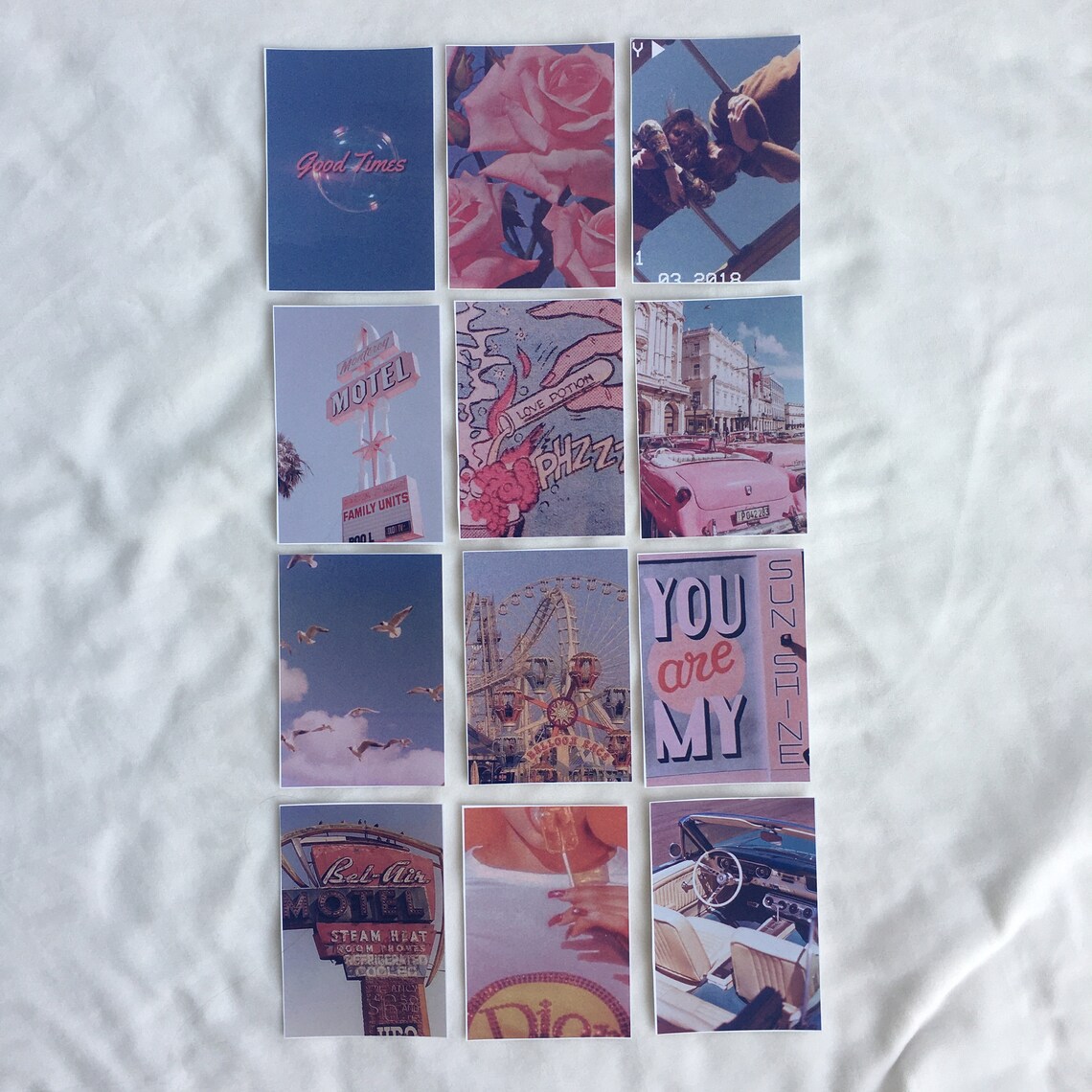 50 PCS Retro Aesthetic Wall Collage Kit Retro Wall Decor Etsy