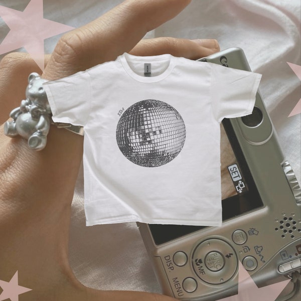 Mirrorball Graphic Baby Tee