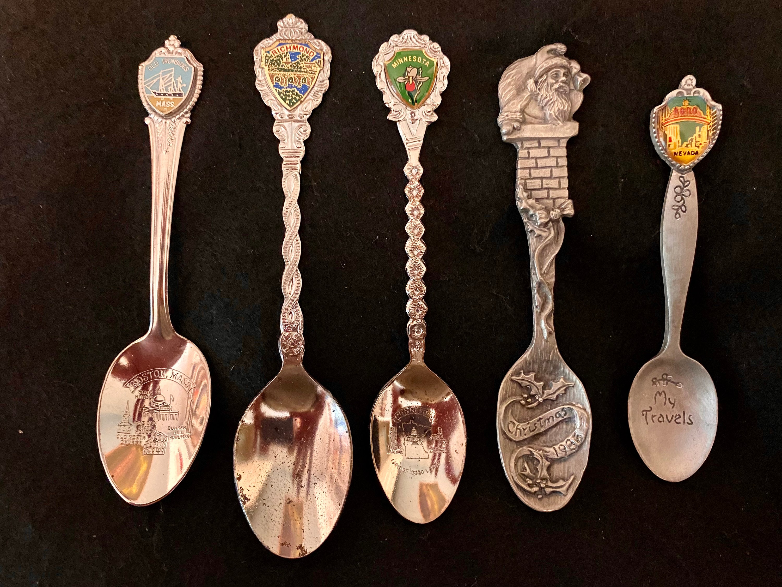 Souvenir silver plated spoons - Etsy 日本
