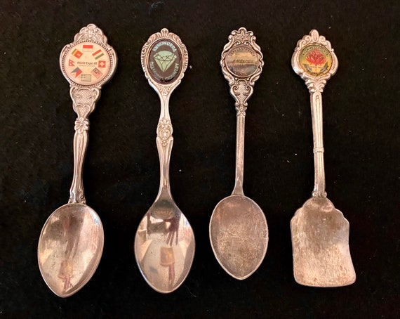 souvenir spoons ヴィンテージ スプーン 57本 Souvenir Spoons Display