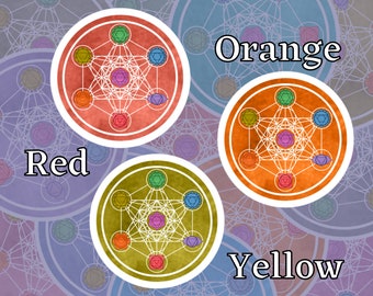 Vinyl Sticker Waterproof Decal Metatrons Cube Vinyl Sticker Waterproof Decal Metatrons Cube