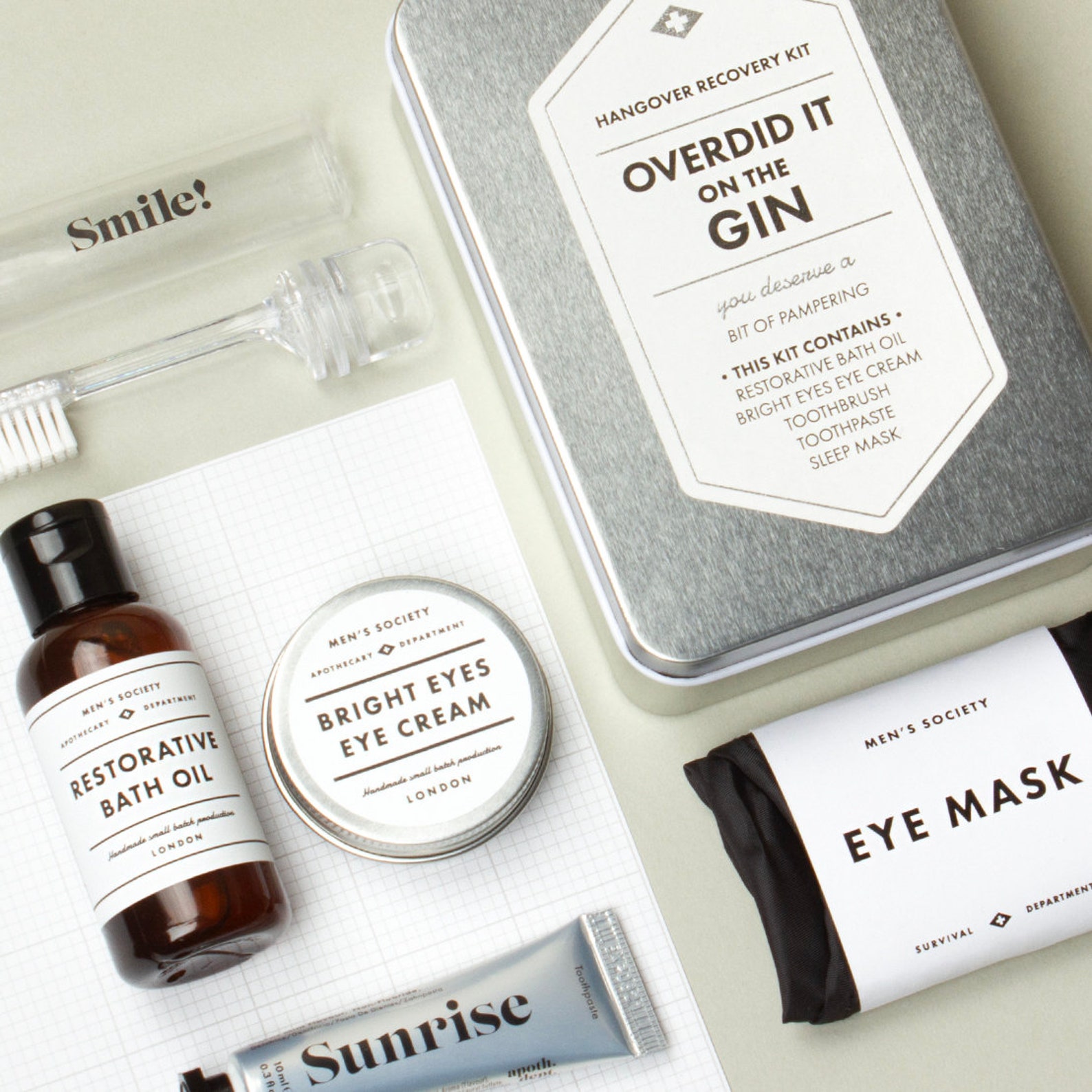 Overdid It On The Gin Hangover Survival Kit Etsy
