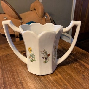 McCoy Floral Handled Vase