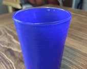 Original Fiesta Blue Juice Tumbler from the 1940s
